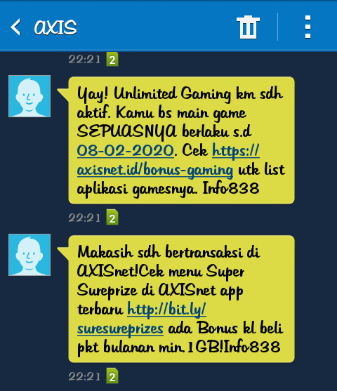 View Kuota Murah Axis Lewat Sms 2020 Background