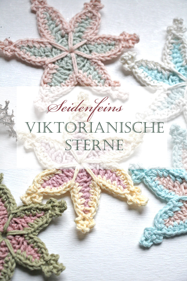 Nr. 1 *  gehäkelte viktorianische Sterne * tutorial * crocheted victorian stars