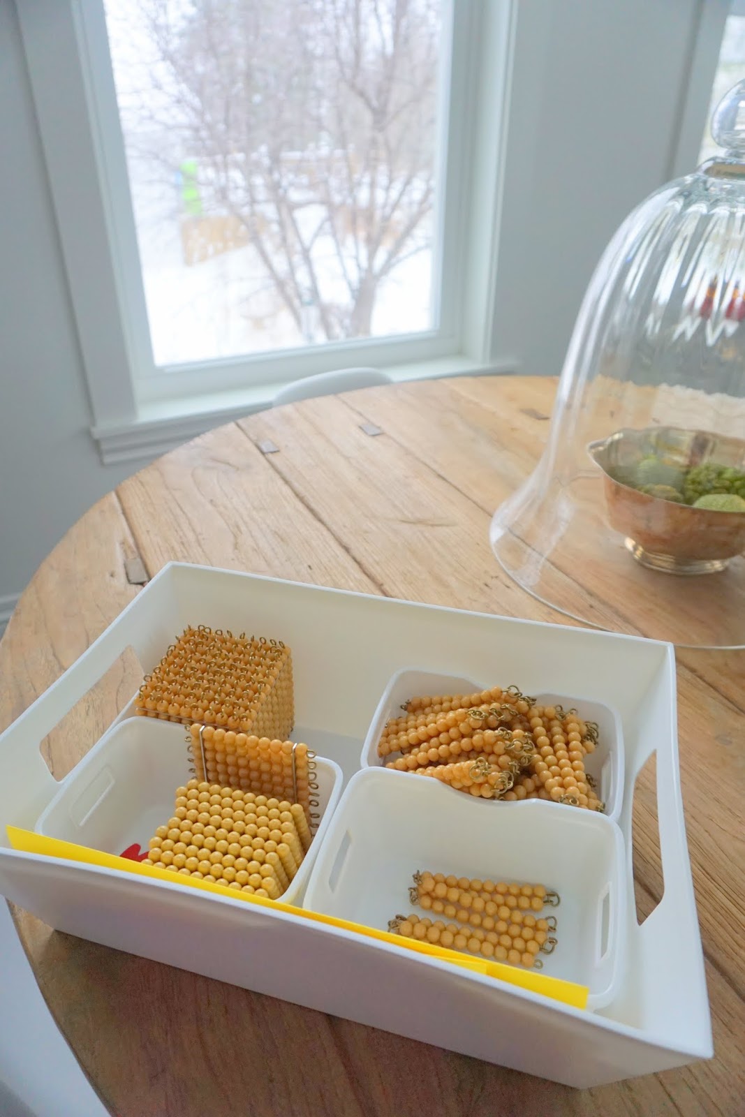 Montessori Bead Chains DIY Printable Beads, Use and Storage Ideas