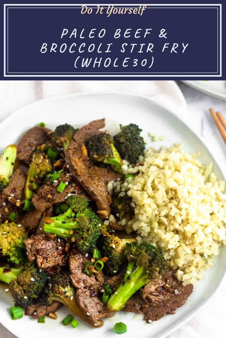 Flavor packed Whole30 and Paleo Beef & Broccoli Stir Fry that's easy to make, ready in 20 minutes, uses takes one pan, and only calls for 10 ingredients! Flavor packed Whole30 and Paleo Beef & Broccoli Stir Fry that's easy to make, ready in 20 minutes, uses takes one pan, and only calls for 10 ingredients!