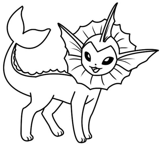 vaporeon coloring pages - pokemon coloring sheets for kids vaporeon coloring pages - pokemon coloring sheets for kids