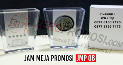 Jual Souvenir Jam Meja Promosi Jmp 06, Merchandise jam meja di Tangerang