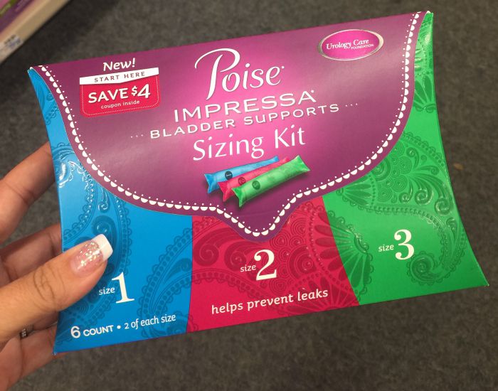 Free Poise Impressa Sizing Kit Profreebiesfan