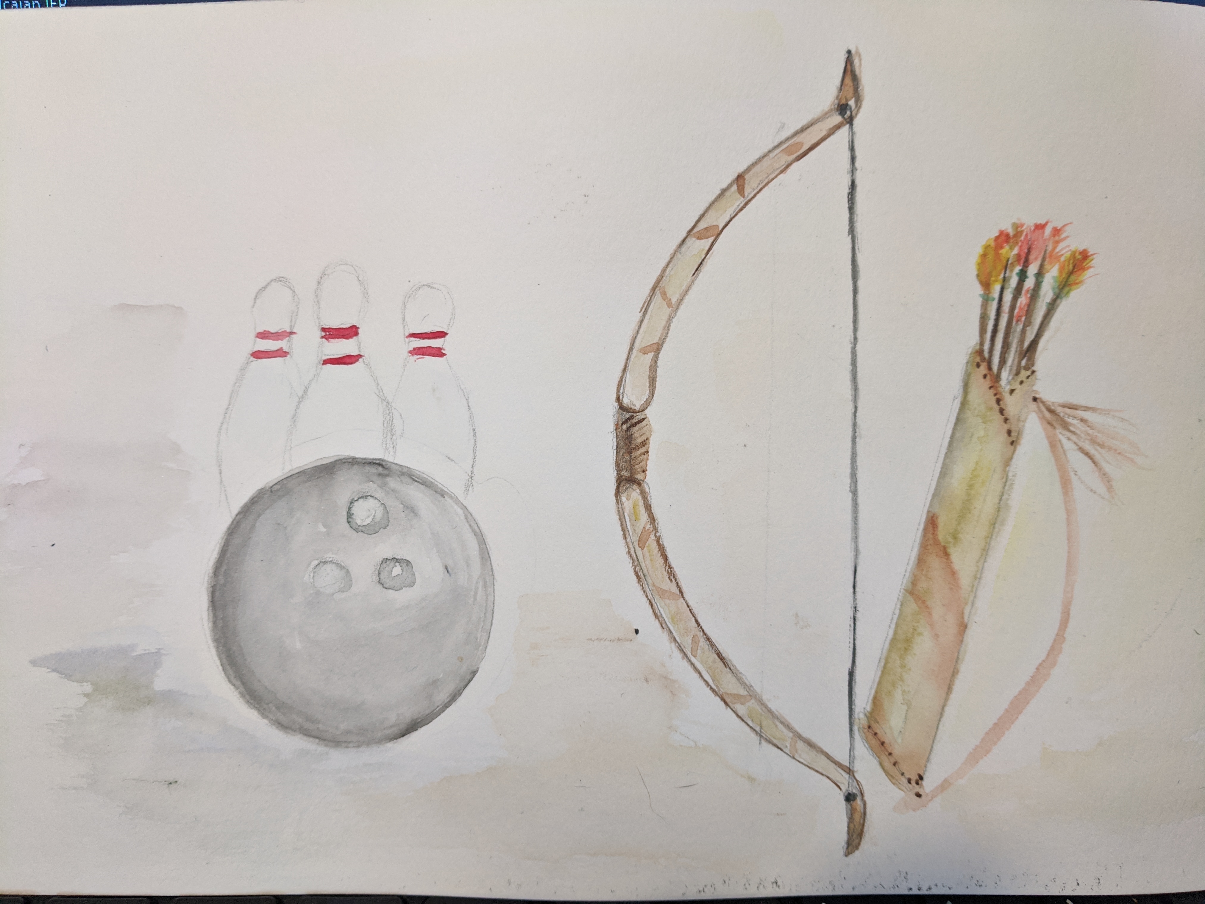 Daleey Life Bowling balls and bow and arrows