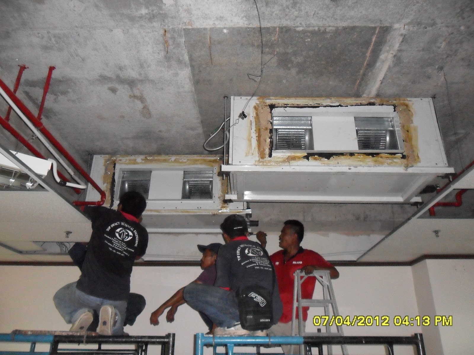 AIRCONDITIONING SERVICES SDN BHD INSTALL AIRCOND 10.0 H/P CEILING