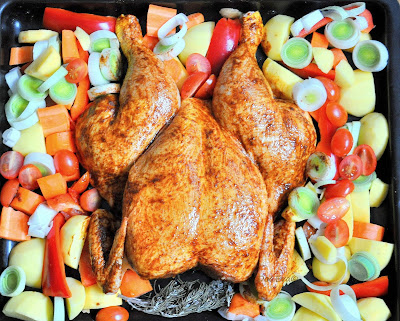 Huhn vom Blech