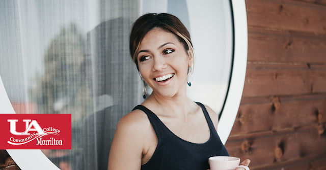 woman with coffee