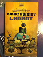 I, Robot, by Isaac Asimov, superimposed on Intermediate Physics for Medicine and Biology.