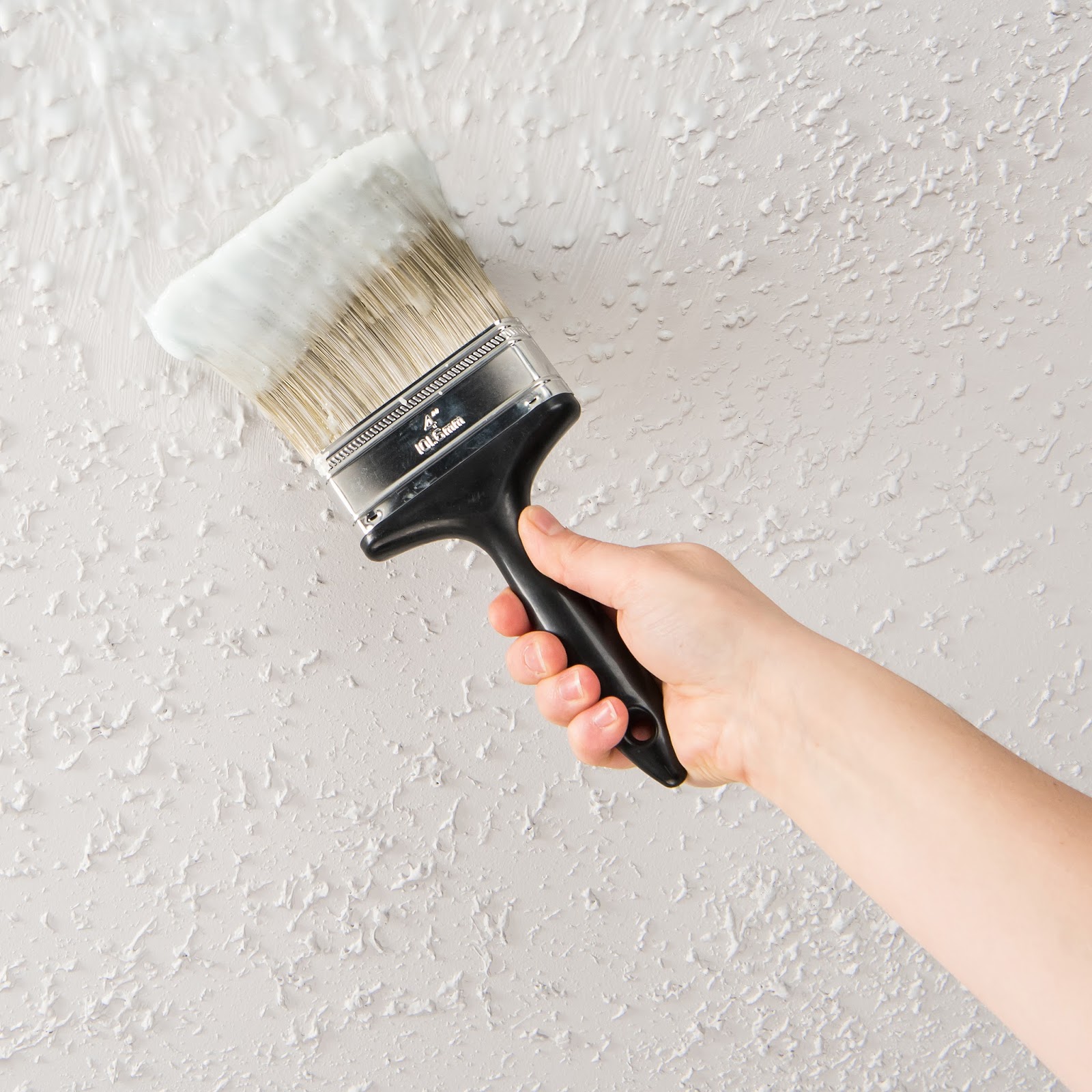 EZ Strip Blog DIY Home Update Painted Popcorn Ceiling Removal