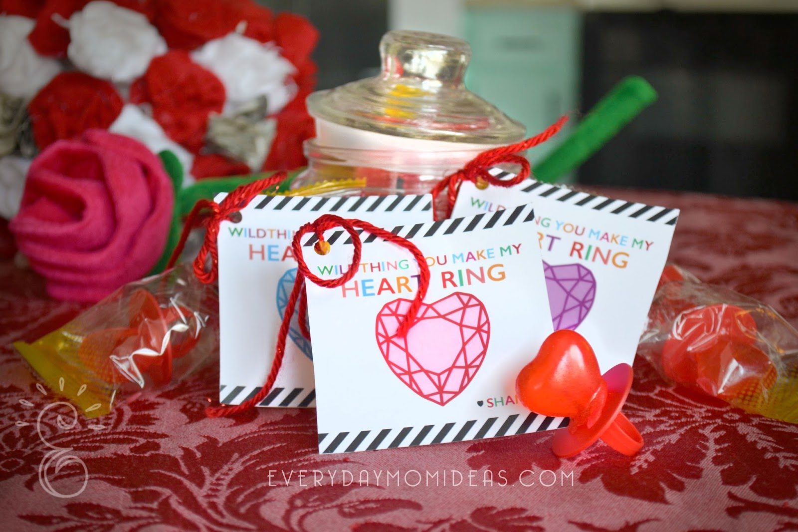 Candy Ring Pop Valentine (FREE Printable) – House of Pixel Dust