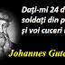 Citatul zilei: 24 iunie - Johannes Gutenberg