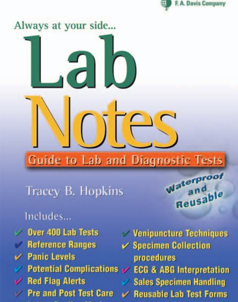 LAB Notes Guide to LAB & DIAGNOSTIC TESTS Book