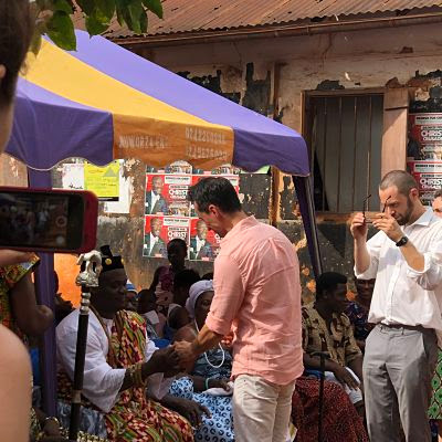 Comité de bienvenida al IBMF 2018 en Dzodze, Ghana