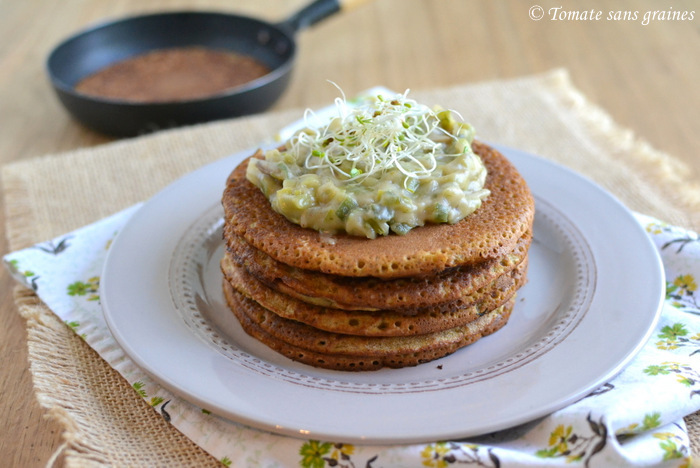 Pancakes à la farine de teff - Chandeleur