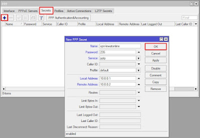 2. Buat username VPN 2. Buat username VPN