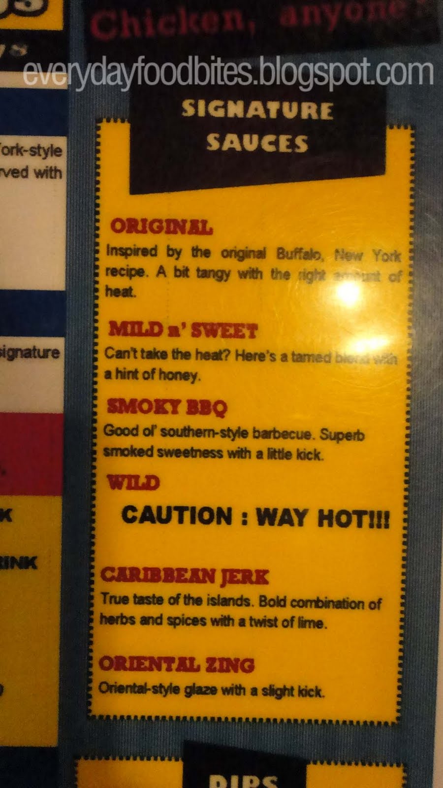 Everyday Food Bites: Flaming Wings: Hunger Buster Meals (Tenders) and ...