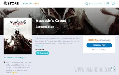 Assassin's Creed II Free to Keep