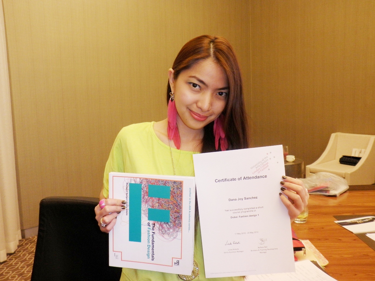 Dana's Passion Expression FASHION DESIGN COURSE (London College of