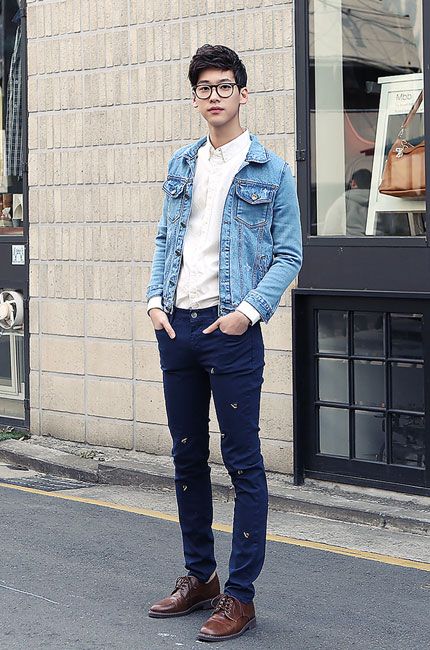 looks com jaqueta jeans masculina