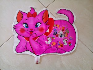 Balon Foil Character Marie Cat Pink