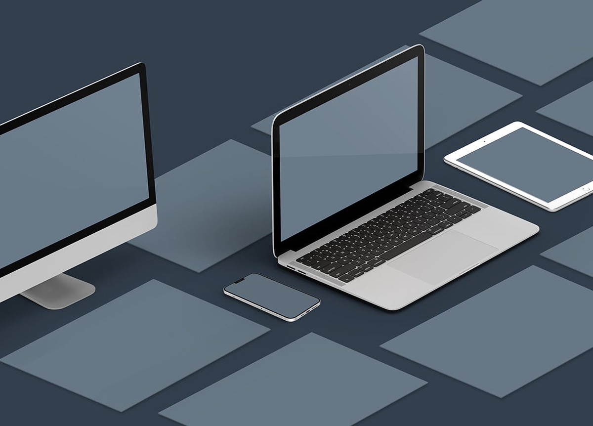 Isometric Website Mockup 5.0 5 Isometric Website Mockup 5.0m