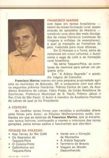 A aldeia sagrada | Francisco Marins | Editora: Melhoramentos | São Paulo-SP | 1986 - 1990 | Ilustrações: Oswaldo Storni |