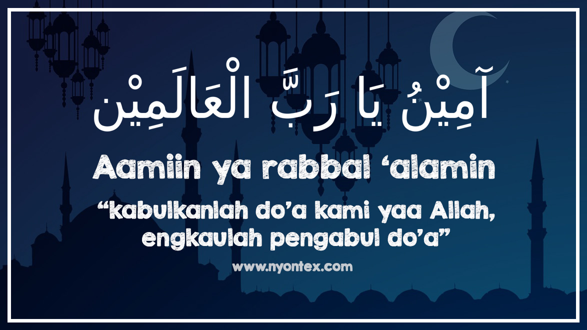 24+ Gambar Kata Aamiin Dan Artinya Gambar Tulisan
