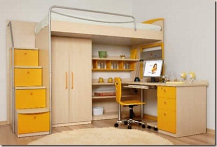 Wall Beds Ecuador: Dormitorio pequeño pero con mucha imaginación...