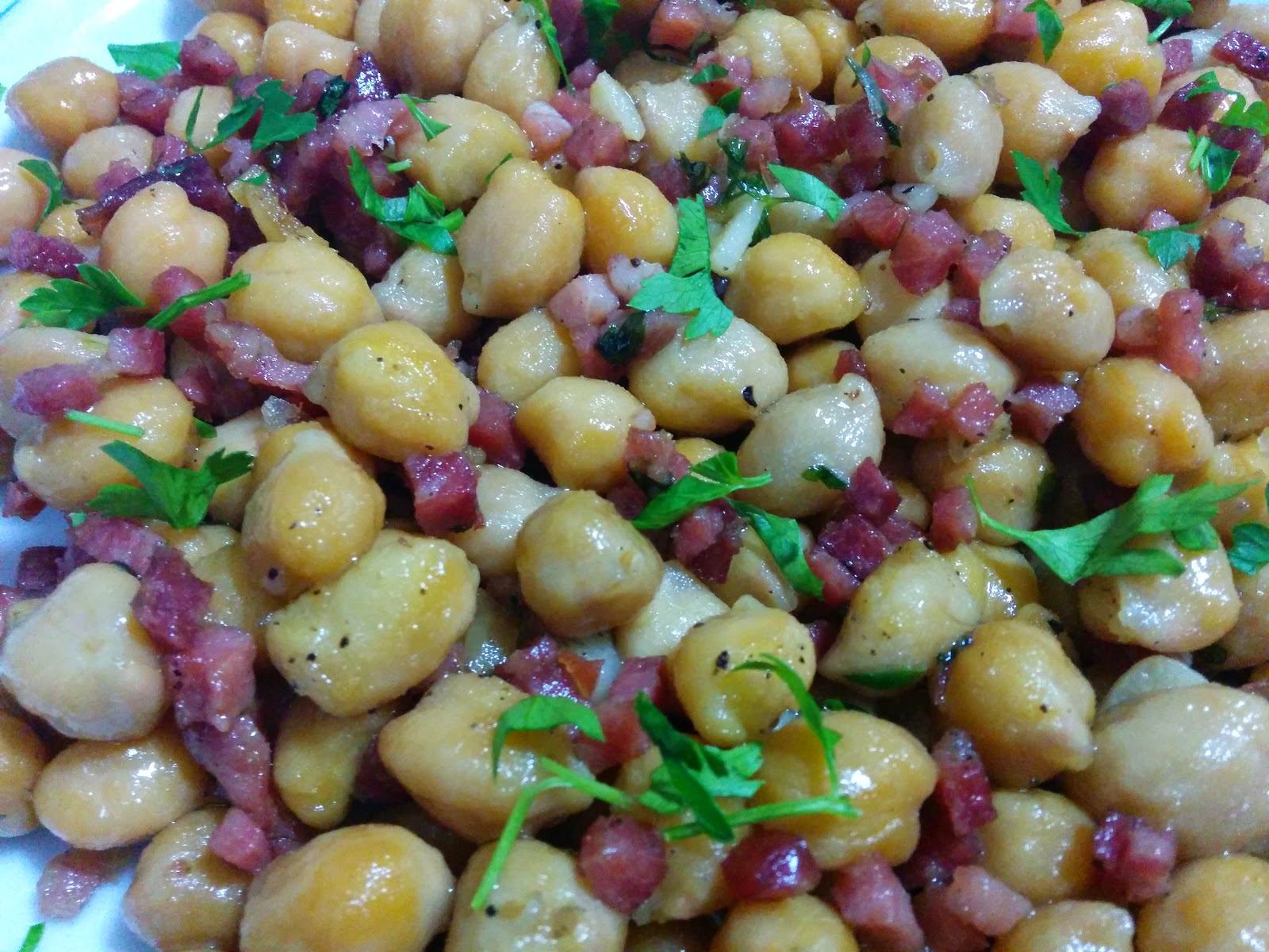 LALOCURA DE KOCINAR GARBANZOS FRITOS CON JAMÓN