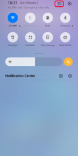 Cara memunculkan screen recorder di Realme