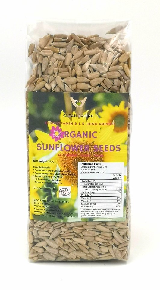 Vegetarian & Vegan Online Supermarket ORGANIC SUNFLOWER SEEDS