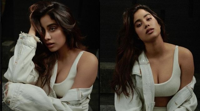Janhvi Kapoor Looks Smoking Hot In All White Outfit.
