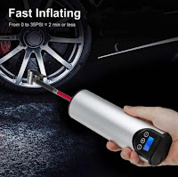 Electric Air Pump with Tire Pressure Display for Car Bicycles