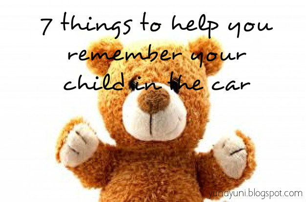 How to avoid forgetting child in car