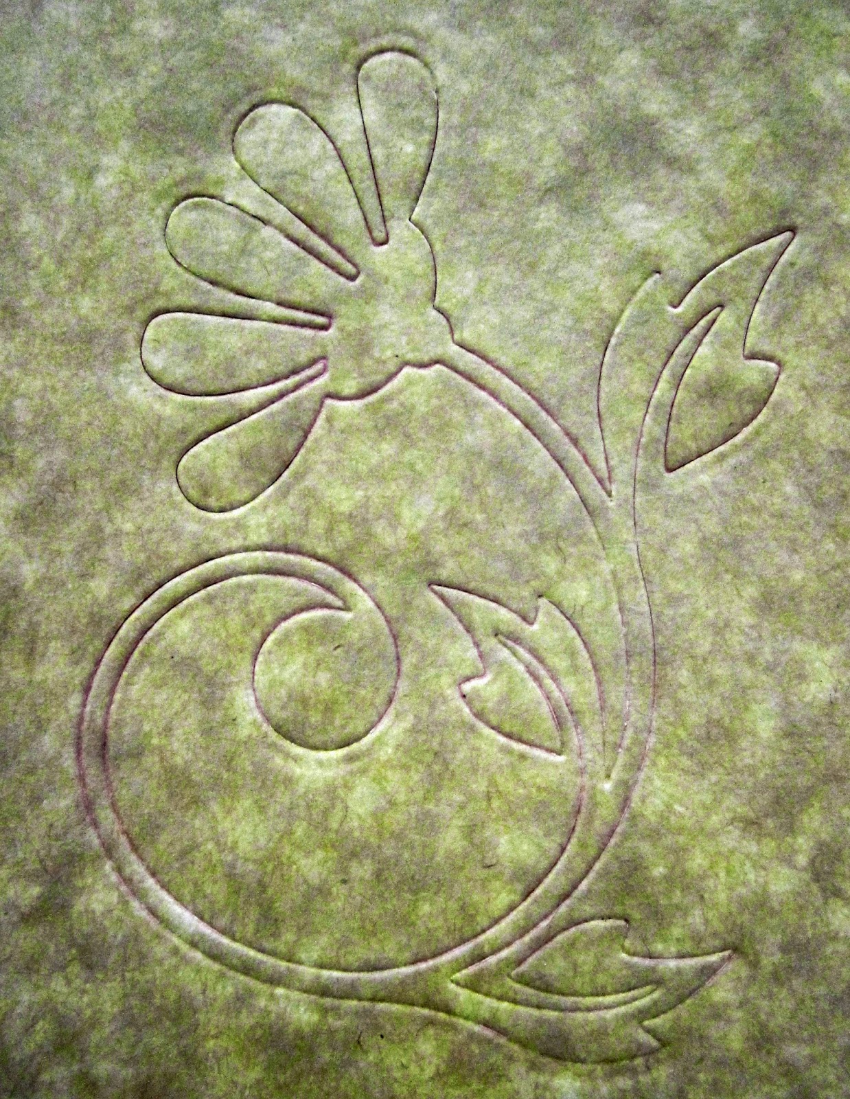 Paper Trek ENGRAVING WITH A DIE