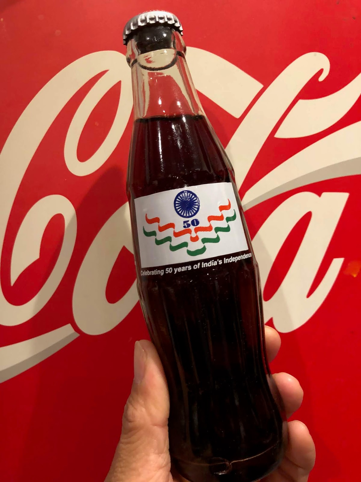 My CocaCola® Bottles Celebrating 50 Year's of India's Independence CocaCola bottle