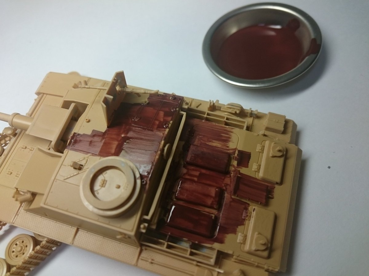 模型と時間 筆塗りによるカラー モジュレーション塗装 Tamiya 1 48 三号突撃砲g型