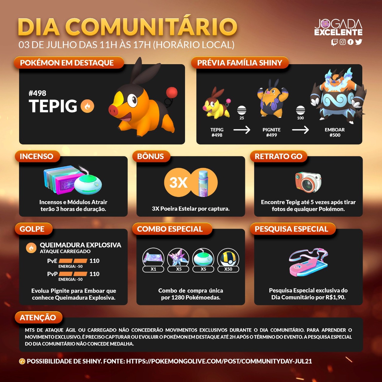 Guardem as datas dos Dias Comunitários da próxima temporada