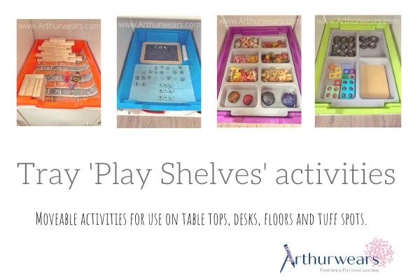 Gratnells tray play shelves activities