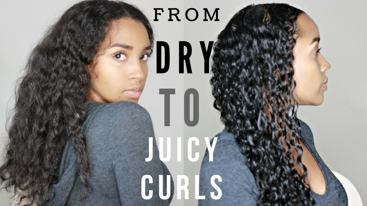 DRY to JUICY Deep Conditioning Routine