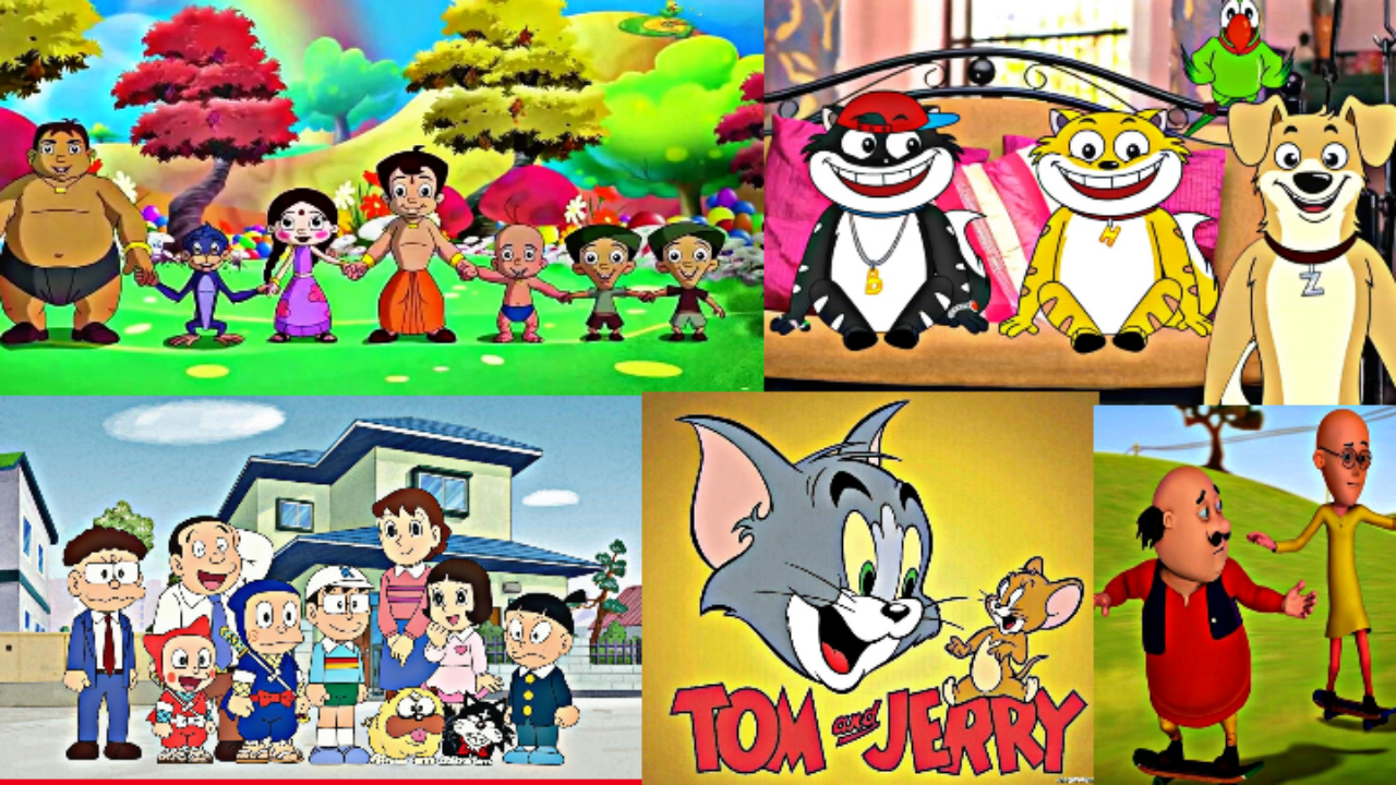 Top 10 Most Popular Cartoon shows in India | Pro Cartooner