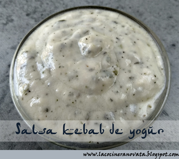 LA COCINERA NOVATA SALSA KEBAB DE YOGUR