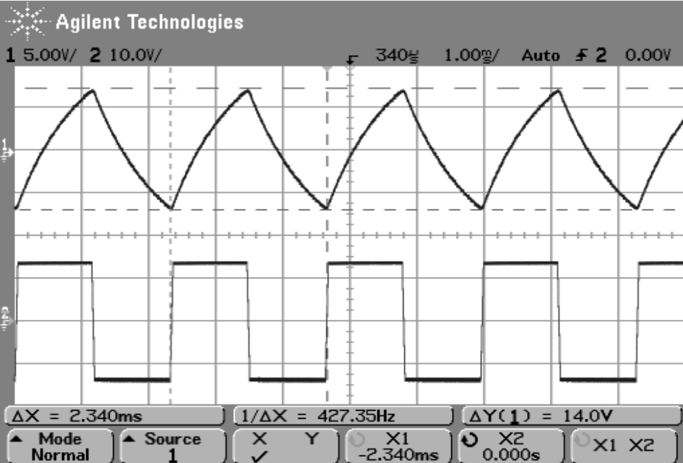 Engineering 44 jframirez Op Amp Relaxation Oscillator Lab