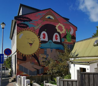 Street Art o arte urbano en Reykjavík.