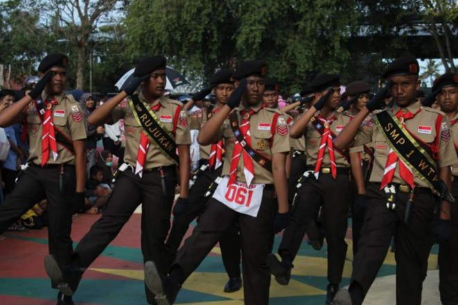 Daftar Sekolah Pemenang Lomba Gerak Jalan Indah Tingkat SMP  di Bone 2019