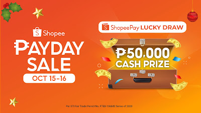 Top Up on ShopeePay and Stand a Chance to Win ₱50,000 this Shopee Payday Sale