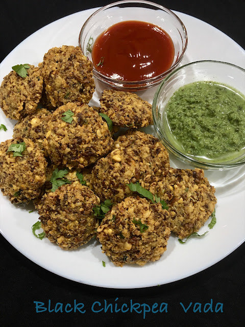 Kala Chana ~ Black Chickpea Vada