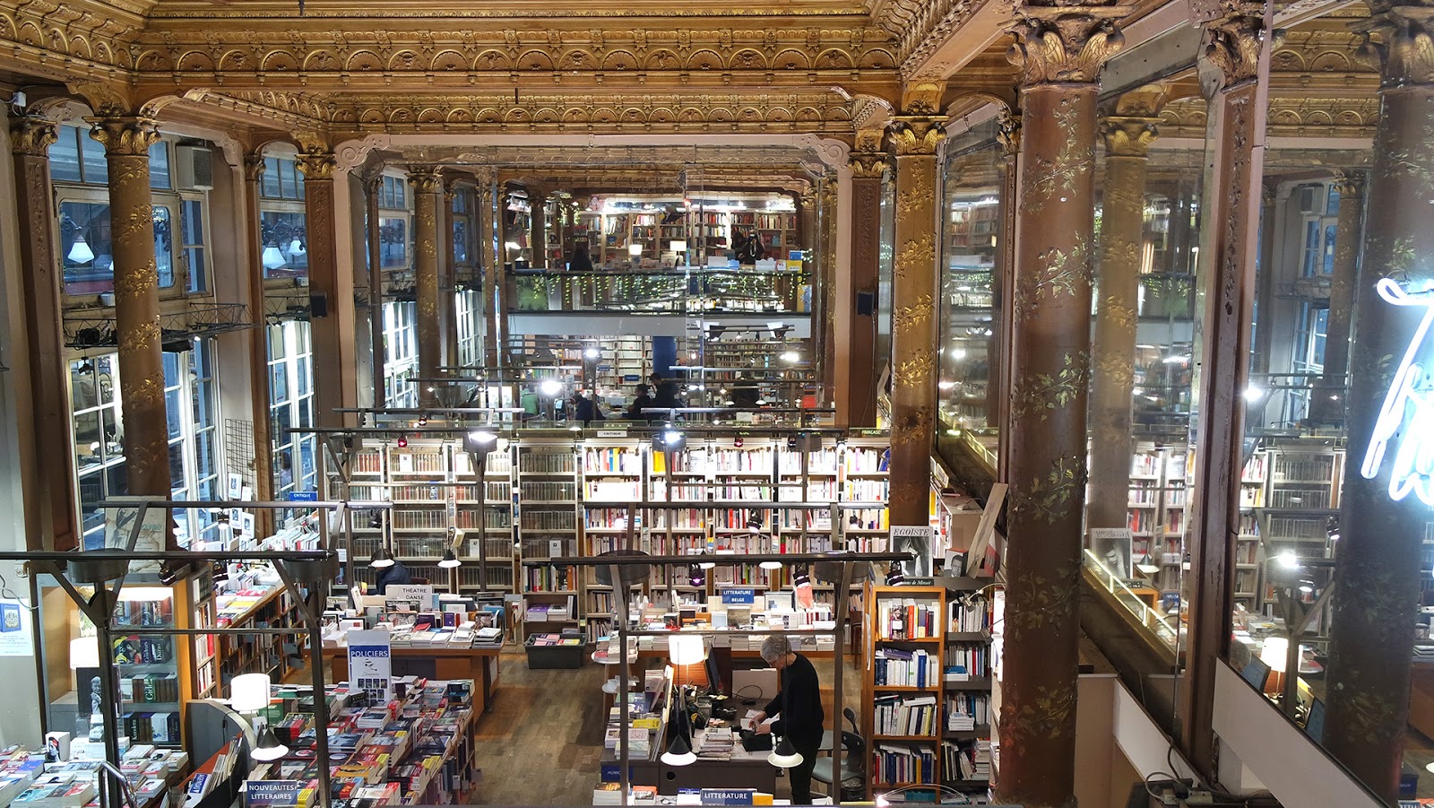 Beautiful bookstore in Brussels