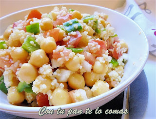 ENSALADA DE GARBANZOS Y CUSCÚS