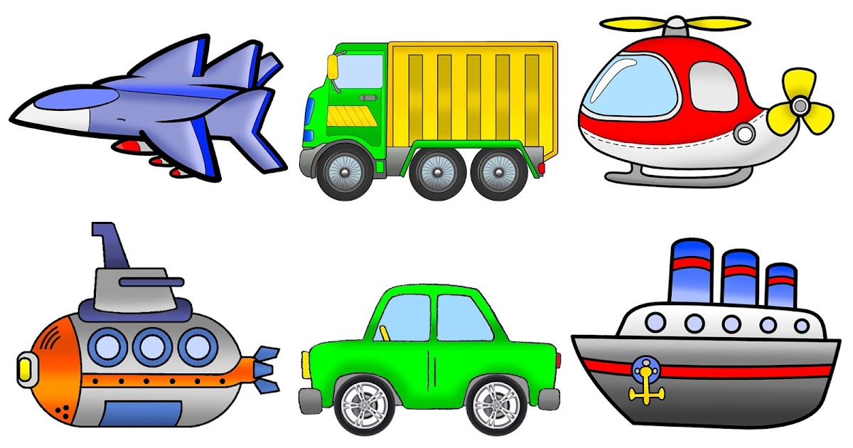 Транспорт картинки для детей распечатать